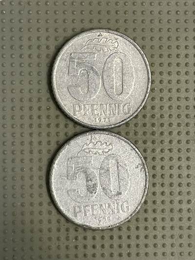 2026年第16场各国散币拍卖（总第166场） - 东德50芬尼2枚