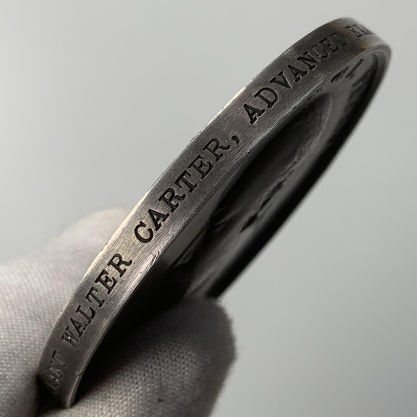 掌中浮雕-藏着的欧洲第050场 1901年英国皇家艺术、制造业与商业协会银章，55.6mm，97.12g，原盒