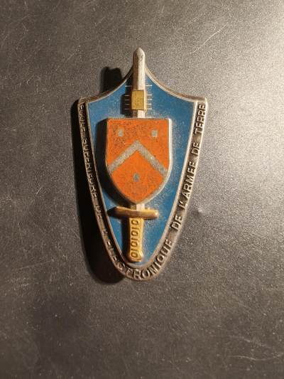 老王徽章第178期 - 法国陆军高级电子学院证章