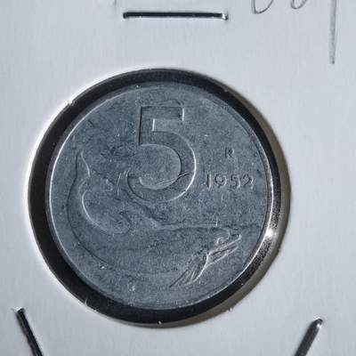 沼泽如烟--第968场 - 意大利1952年5里拉