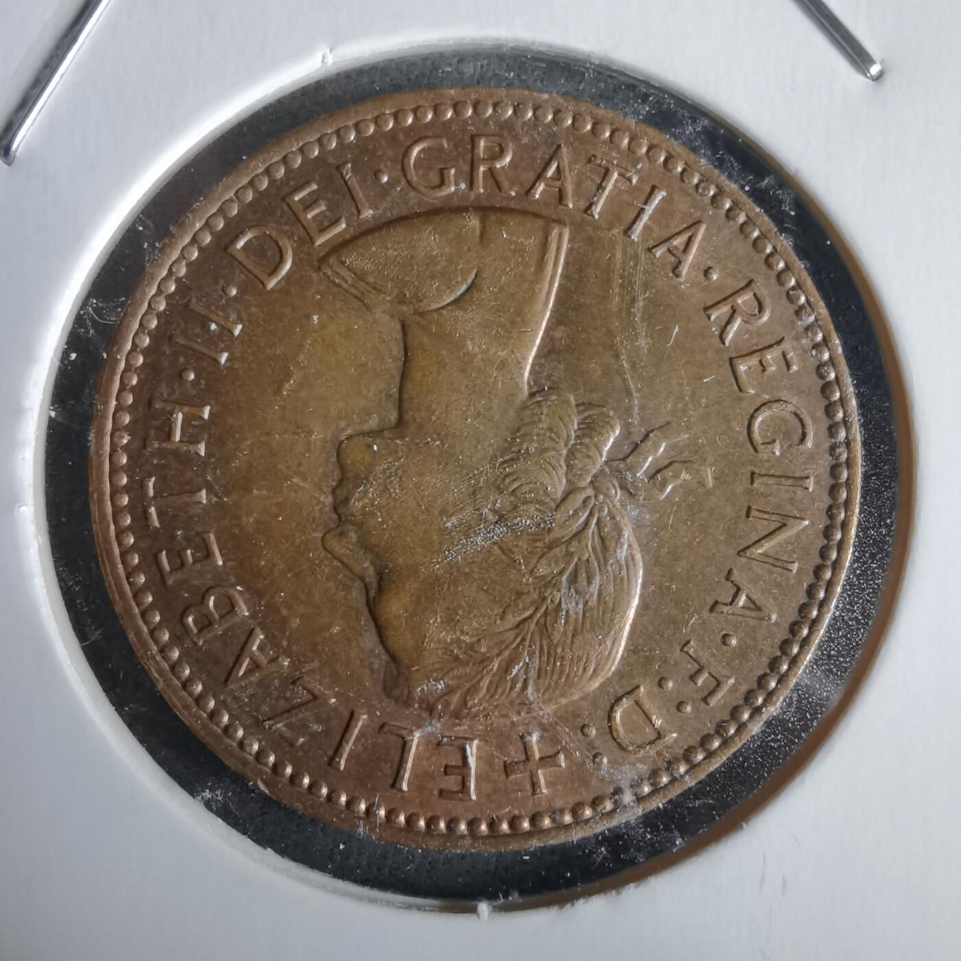 沼泽如烟--第968场 英国1967年半便士