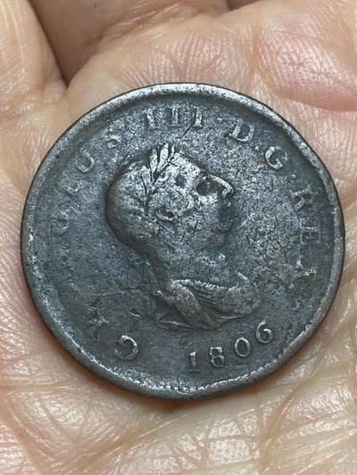 2026年第十二场(总第一百八十一场）外国好品散币场(免佣金) - 英国🇬🇧1806年1/2便士