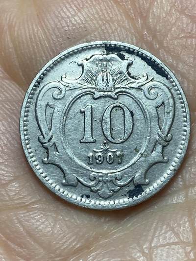2026年第十二场(总第一百八十一场）外国好品散币场(免佣金) - 奥地利帝国1907年10赫勒(奥匈帝国弗朗茨·约瑟夫一世时期)