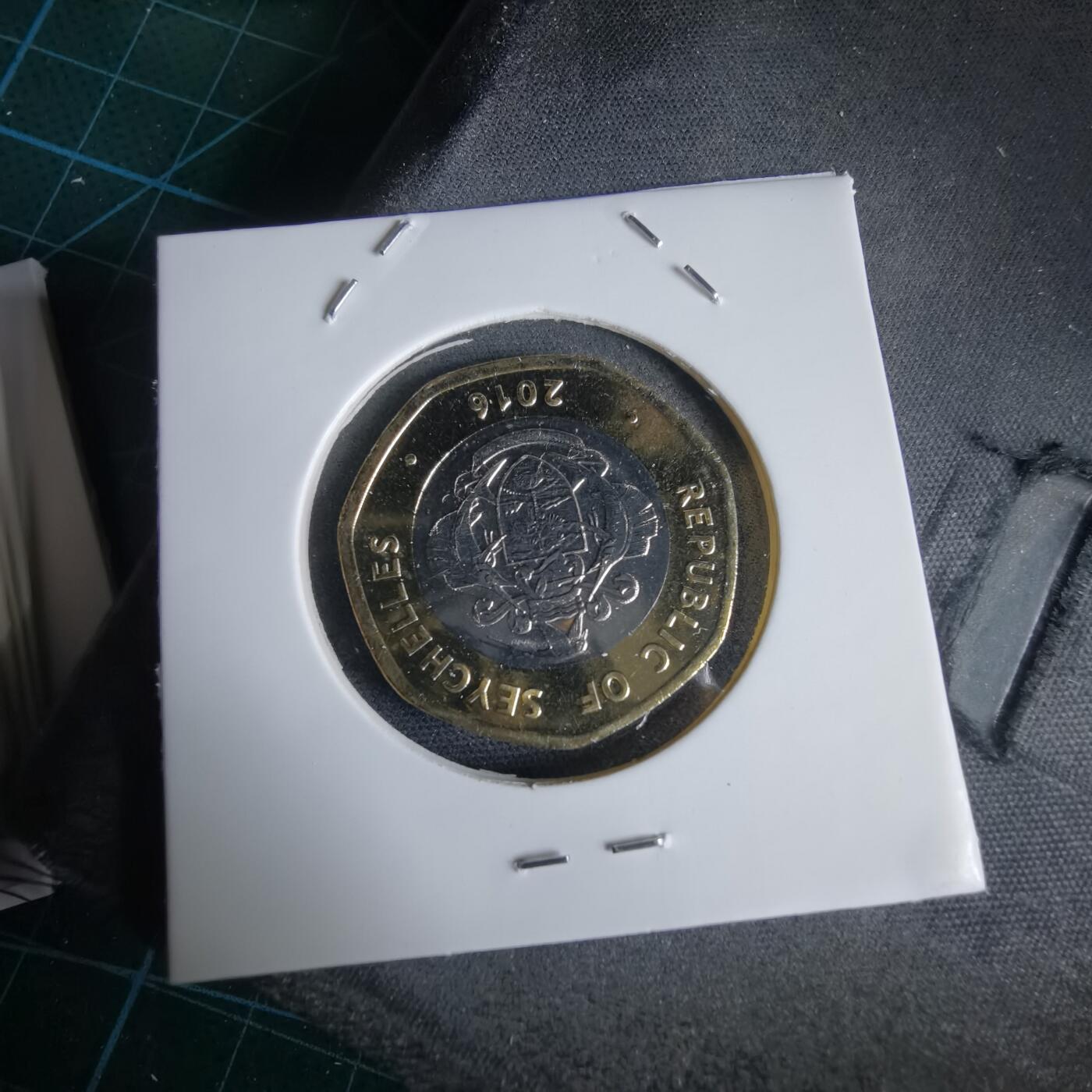 沼泽如烟--第969场 塞舌尔2016年10卢比大乌龟