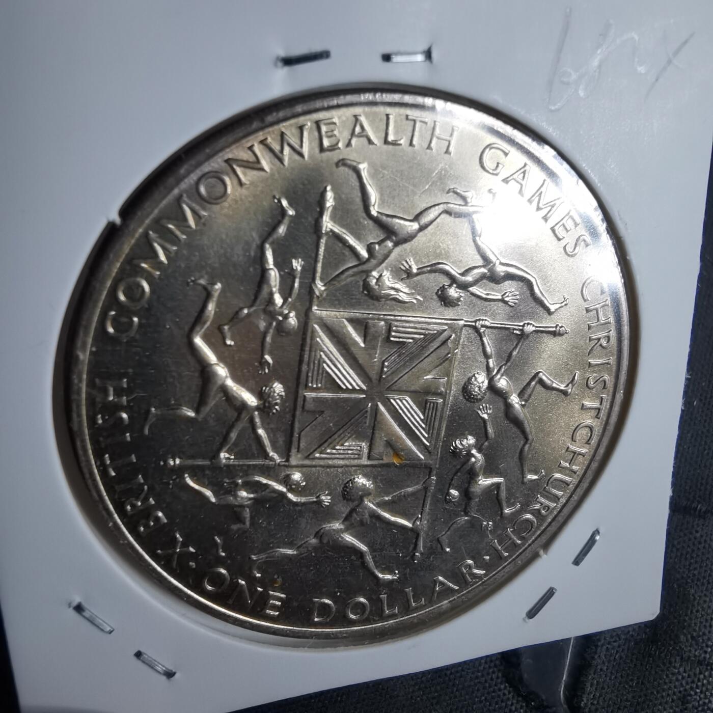 沼泽如烟--第968场 新西兰1974年1元纪念币