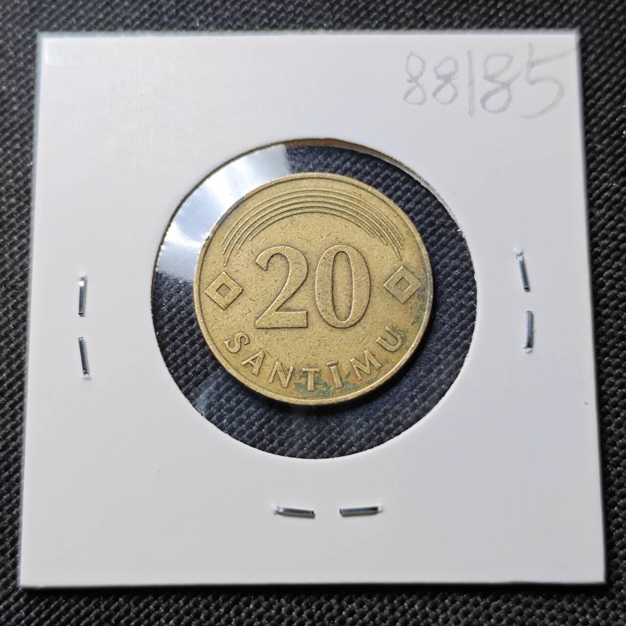 KK钱币收藏小铺  第388期  2月预留时间 周末发货  拉脱维亚20分