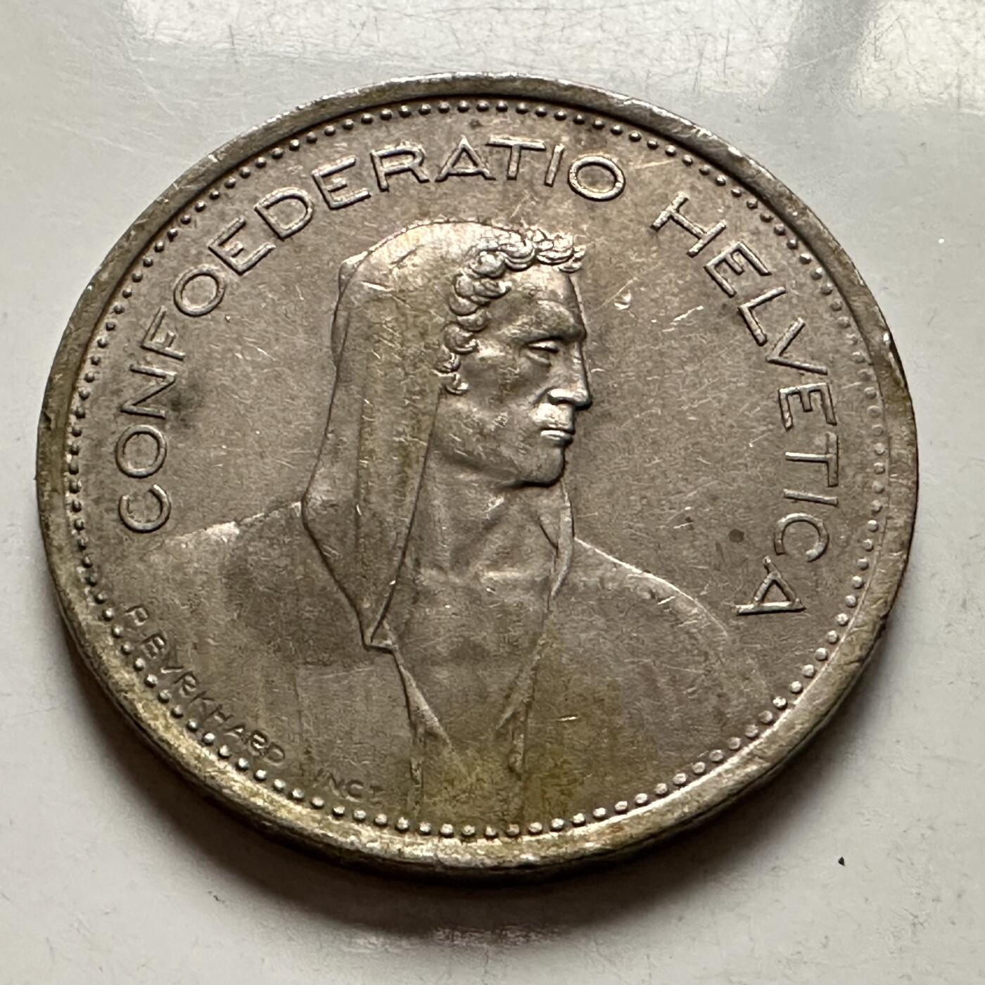 🌹外币初藏🌹🐯2026年第10场  每周二四六晚8️⃣点 接代拍 瑞士1968年5法郎