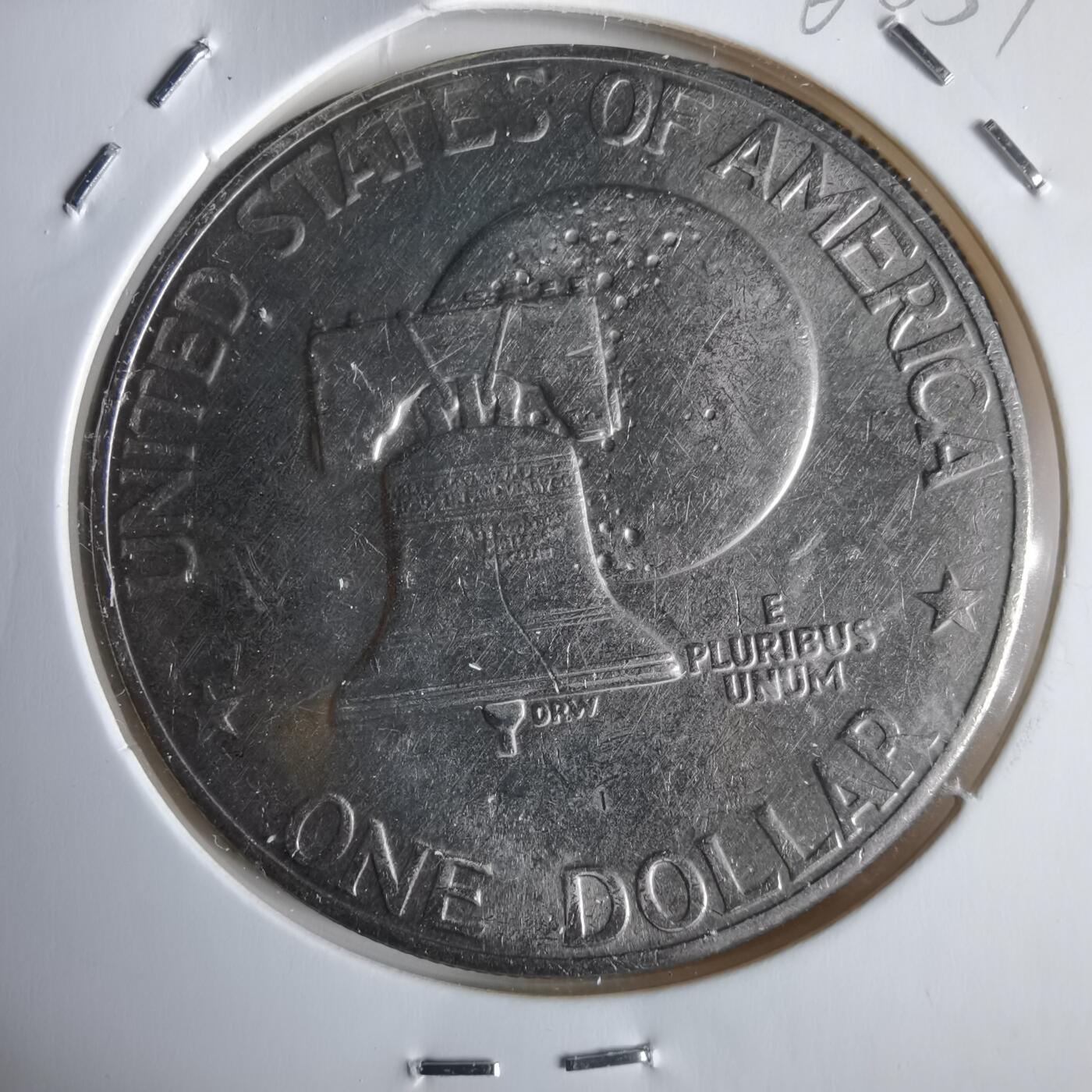 沼泽如烟--第968场 美国1976年一元纪念币