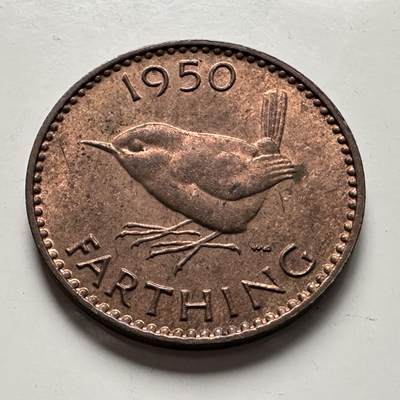 🌹外币初藏🌹🐯2026年第10场  每周二四六晚8️⃣点 接代拍 - 英国1950年一法新 