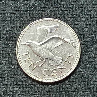 新2026B第六组世界各国精品钱币奖章纪念章花钱401-830 - 544巴巴多斯10分