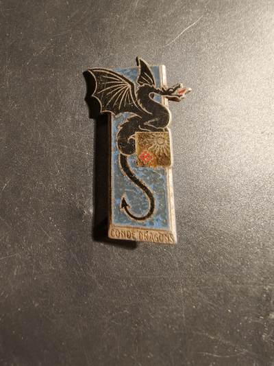 老王徽章第178期 - 法国陆军第2(孔代亲王)龙骑兵团证章