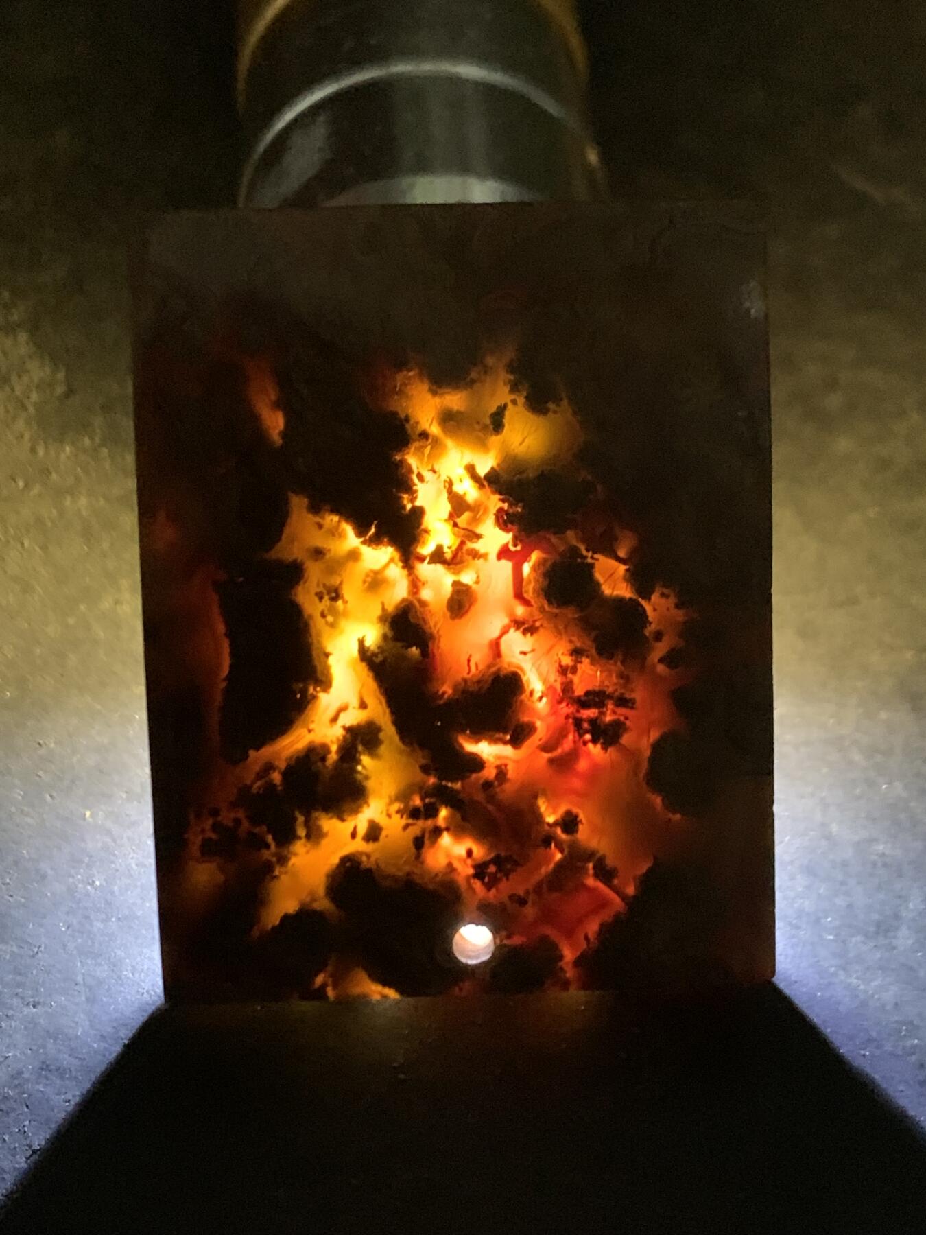 高玉化草花纹战国红玛瑙牌子，吊坠一个