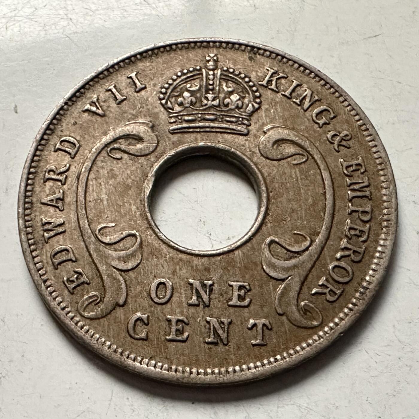 🌹外币初藏🌹🐯2026年第10场  每周二四六晚8️⃣点 接代拍 英属东非和乌干达保护地1909年一分 爱七