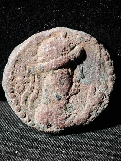 109期新疆红钱粟特钱币丝路钱币专场 - 贵霜无名王铜币