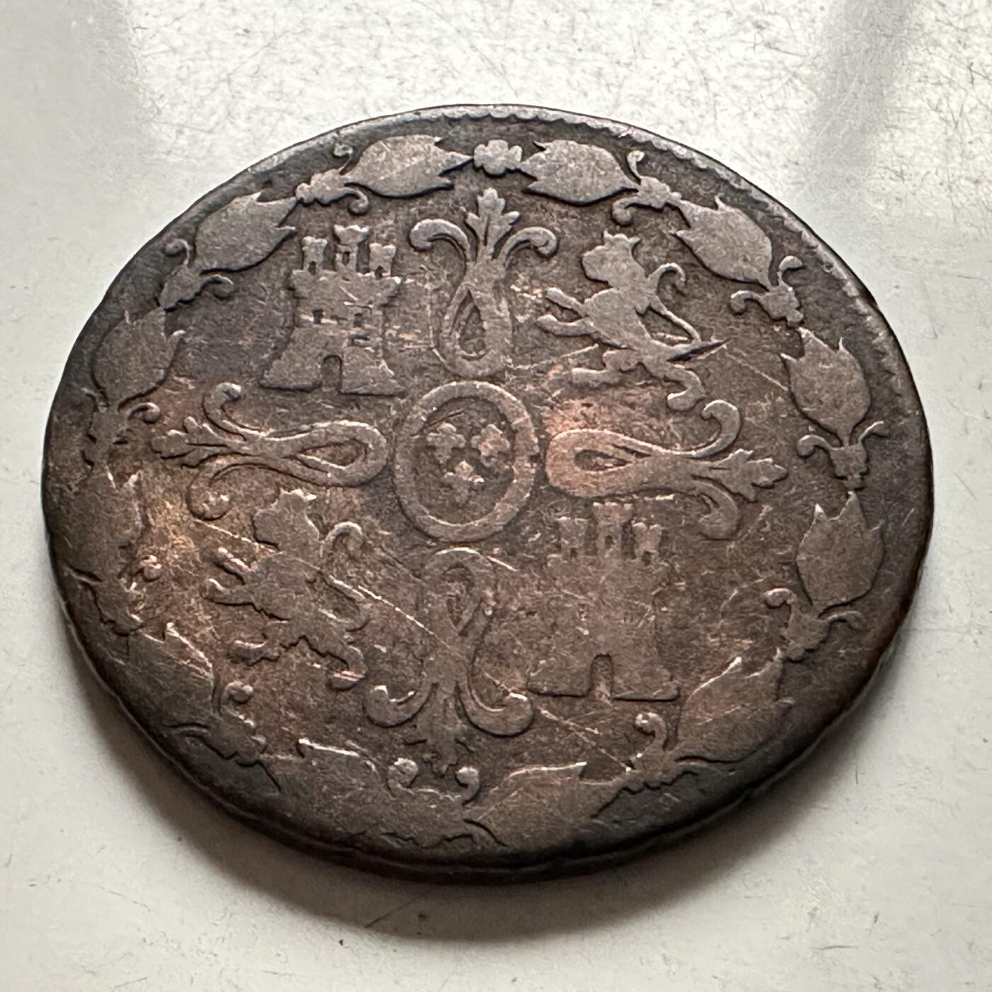 🌹外币初藏🌹🐯2026年第10场  每周二四六晚8️⃣点 接代拍 西班牙斐迪南七世8M铜币