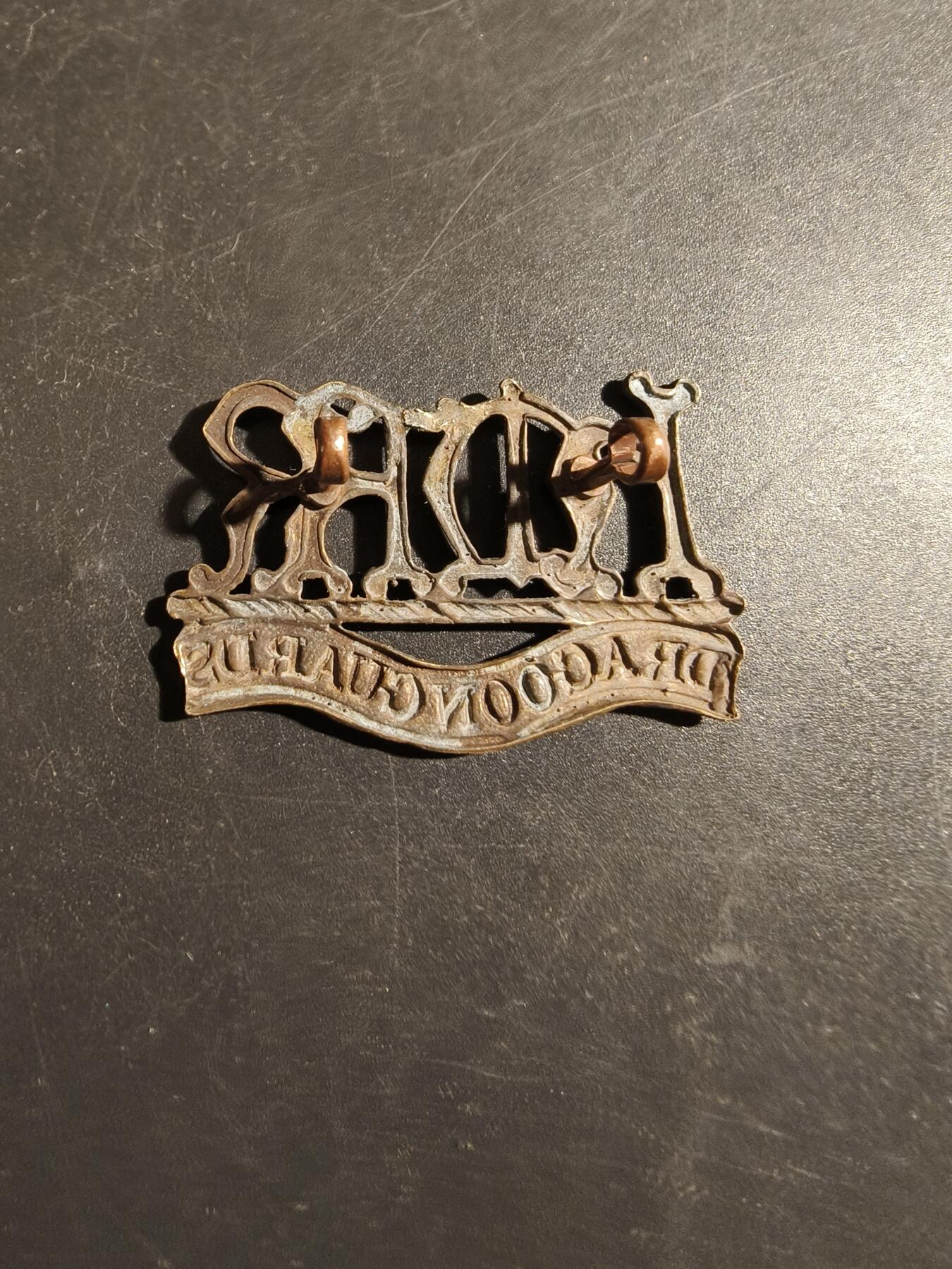 老王徽章第178期 英国龙骑兵卫队肩章    一战时期