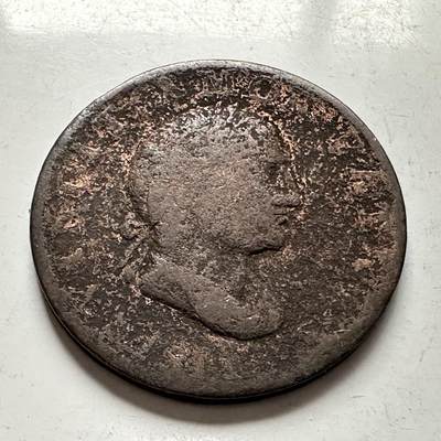 🌹外币初藏🌹🐯2026年第10场  每周二四六晚8️⃣点 接代拍 - 英国乔三时期半便士代用币