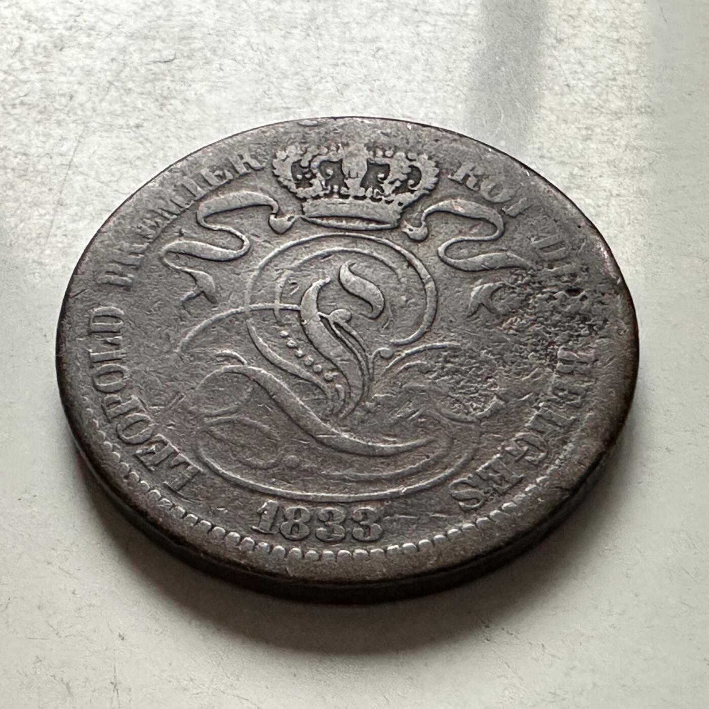 🌹外币初藏🌹🐯2026年第10场  每周二四六晚8️⃣点 接代拍 比利时1833年10分大铜币