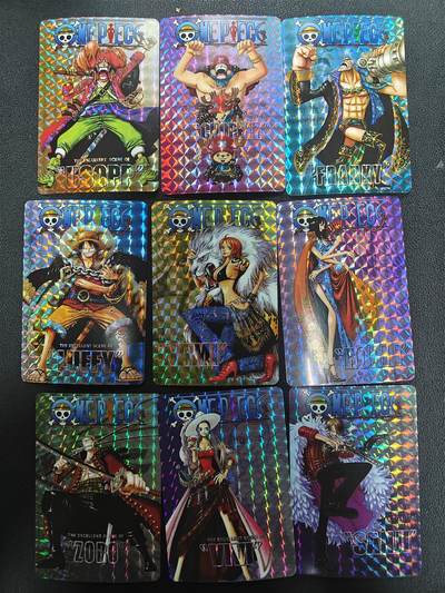 天玑星卡拍第164期《1.22周四截拍》持续收拍收评中 满赠卡需备注 - 海贼王 格子闪 9张 自制卡