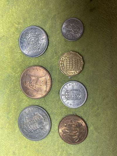 2026年第十二场(总第一百八十一场）外国好品散币场(免佣金) - 英国🇬🇧1966年清年份套币7枚