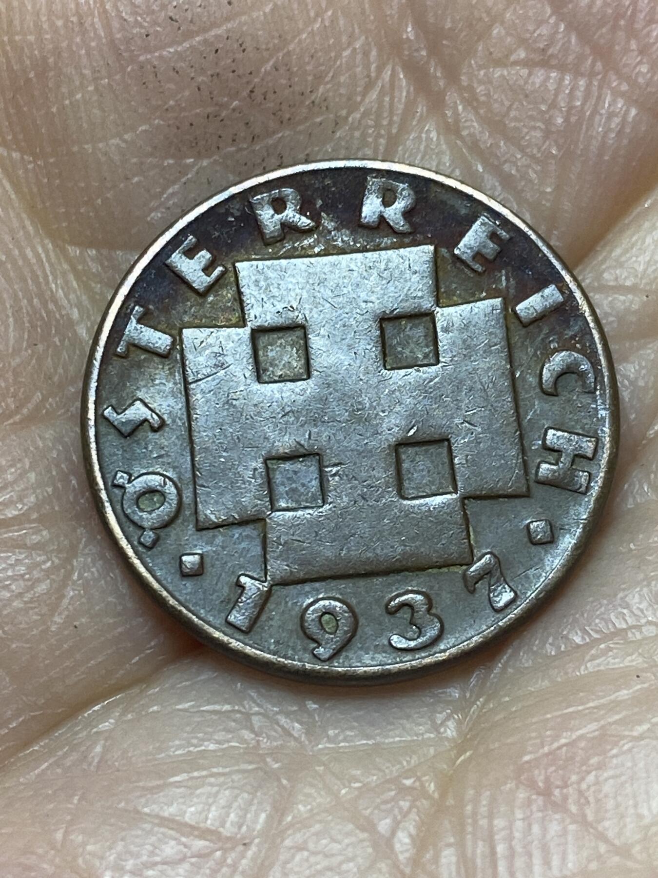 2026年第十二场(总第一百八十一场）外国好品散币场(免佣金) 奥地利🇦🇹1937年2格罗申(二战前共和国时期第二套)