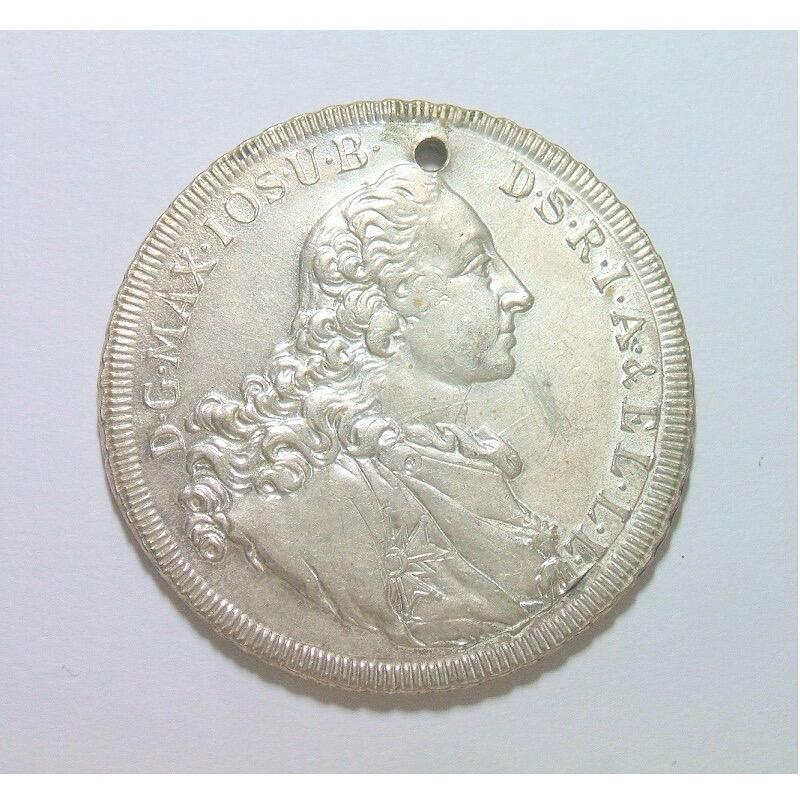 德国巴伐利亚圣母抱婴泰勒型 高浮雕精制大镀银章 40MM