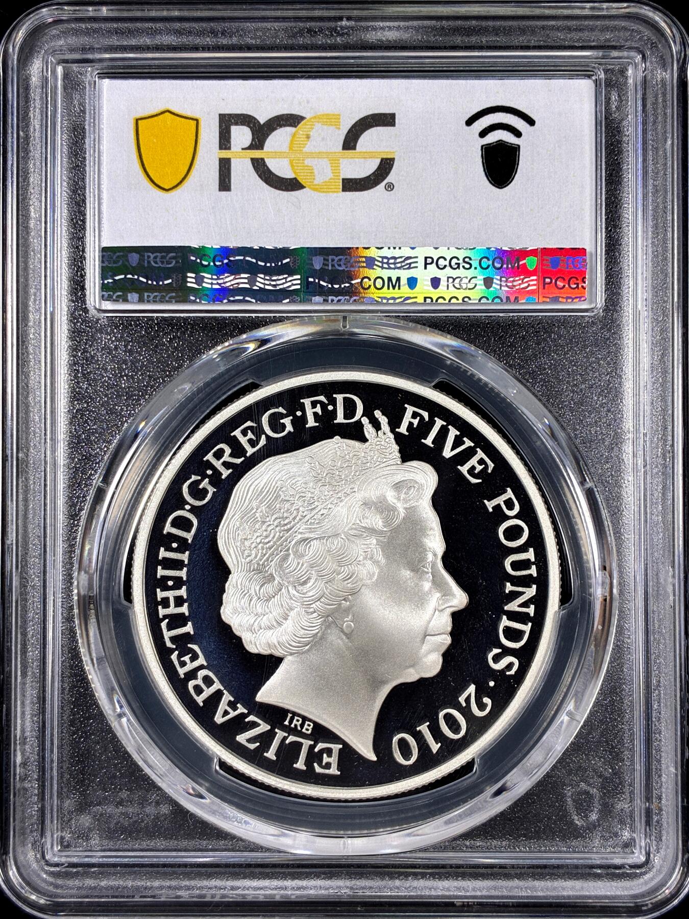 【雨安】【直播拍卖】【第0126期-评级币章】2026-01-24 周六 19:30 [评级现代] Great Britain 英国 5镑 2010年 伦敦奥运会-猫头鹰 PCGS-PR68DCAM 精制币