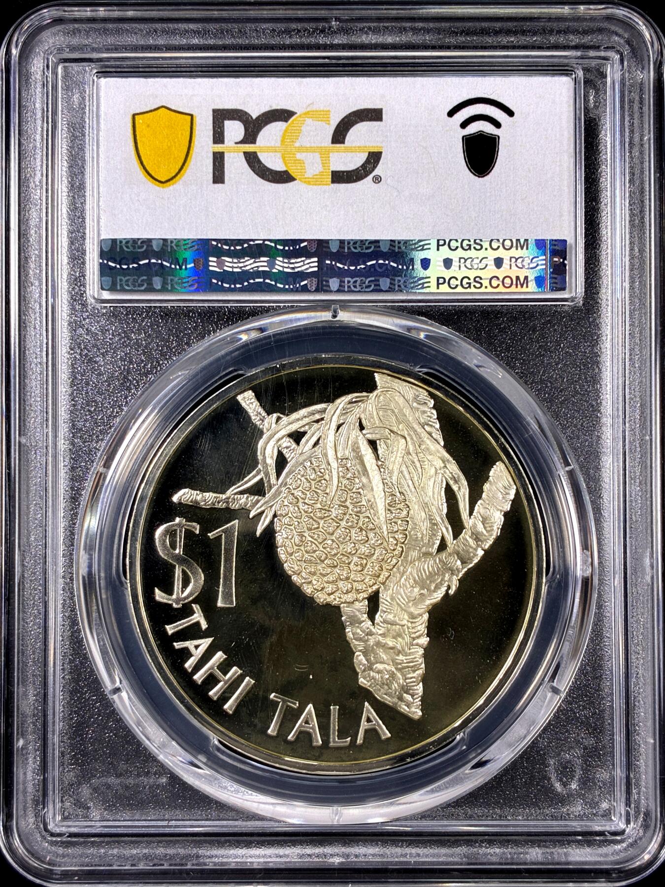 【雨安】【直播拍卖】【第0126期-评级币章】2026-01-24 周六 19:30 [评级现代] Tokelau Islands 托克劳群岛 1Tala 1978年 PCGS-PR67DCAM 精制币