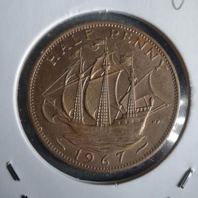 沼泽如烟--第968场 - 英国1967年半便士