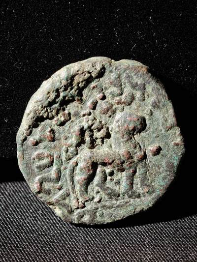 109期新疆红钱粟特钱币丝路钱币专场 - 印赛王朝铜币