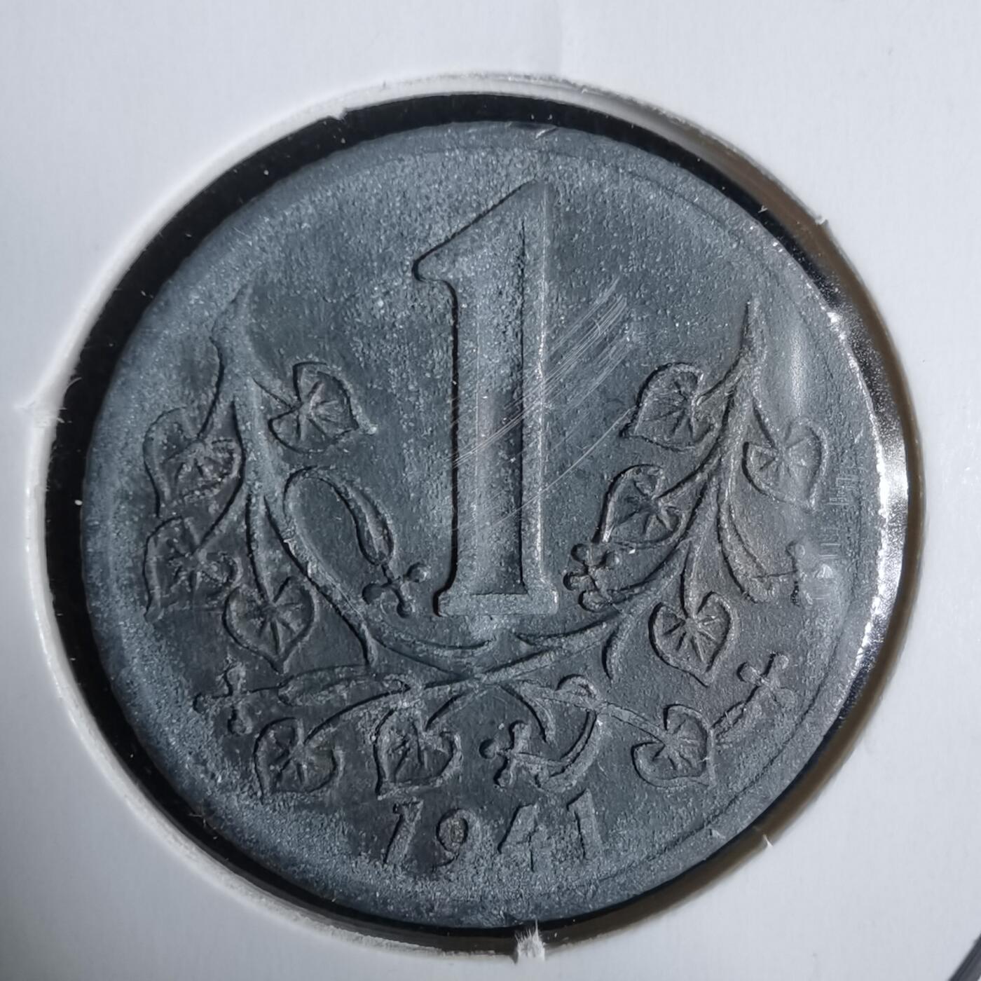 沼泽如烟--第968场 德占波西米亚1941年1克朗