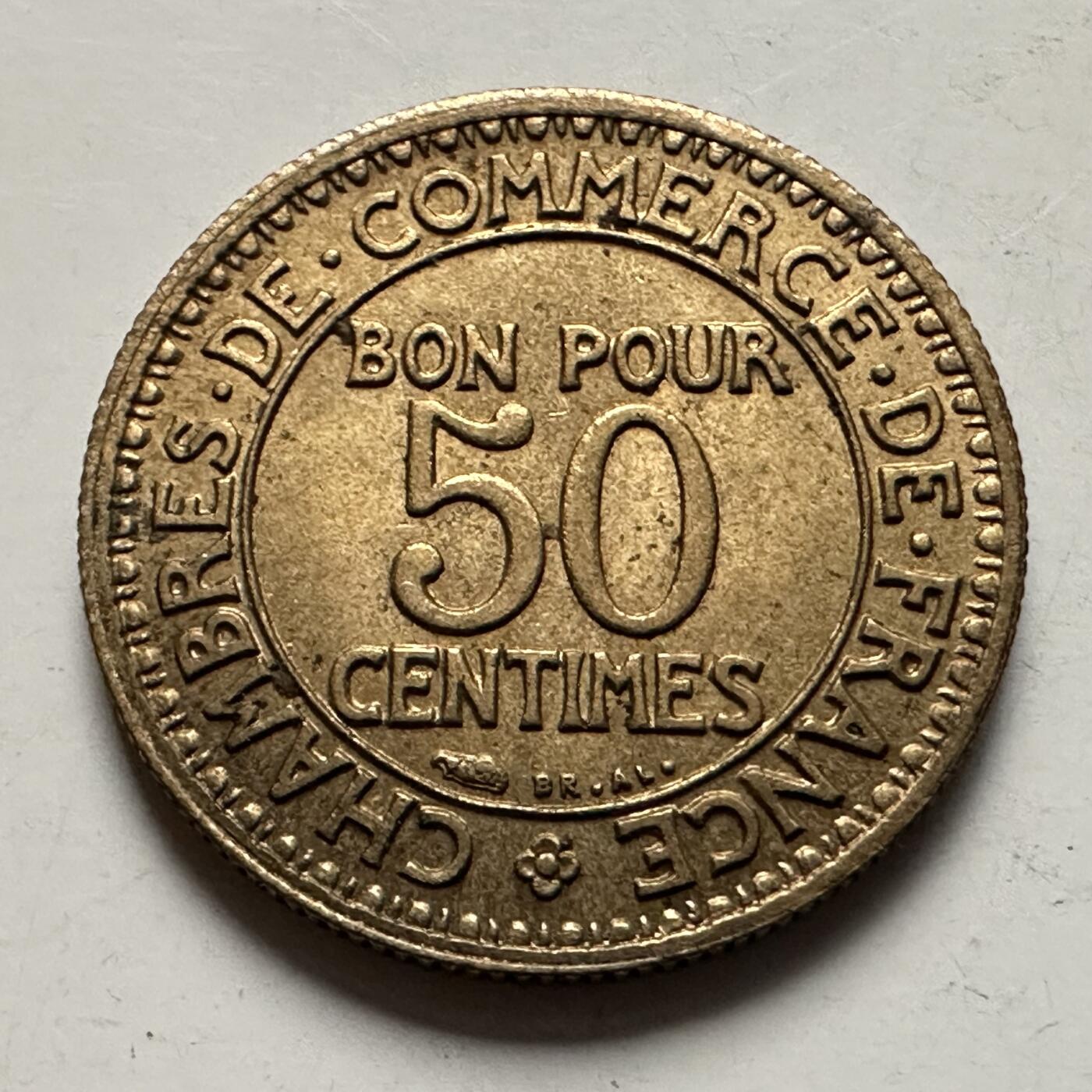 🌹外币初藏🌹🐯2026年第10场  每周二四六晚8️⃣点 接代拍 法国1928年50分 带光品相 