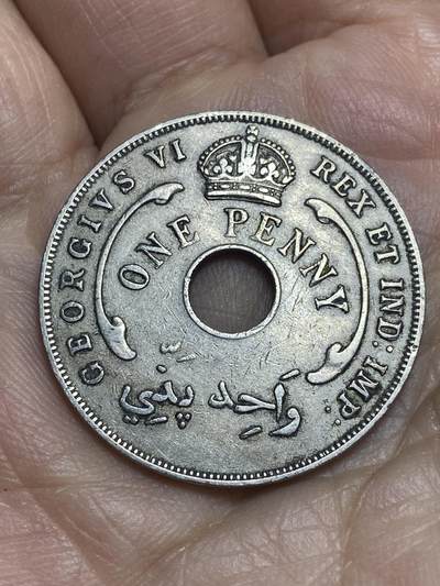 2026年第十二场(总第一百八十一场）外国好品散币场(免佣金) - 英属西非1942年1便士(乔治六世第一版)