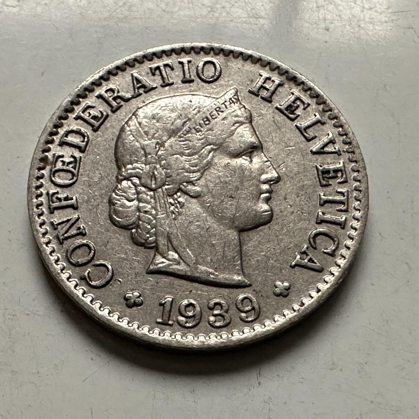 🌹外币初藏🌹🐯2026年第10场  每周二四六晚8️⃣点 接代拍 瑞士1939年五分