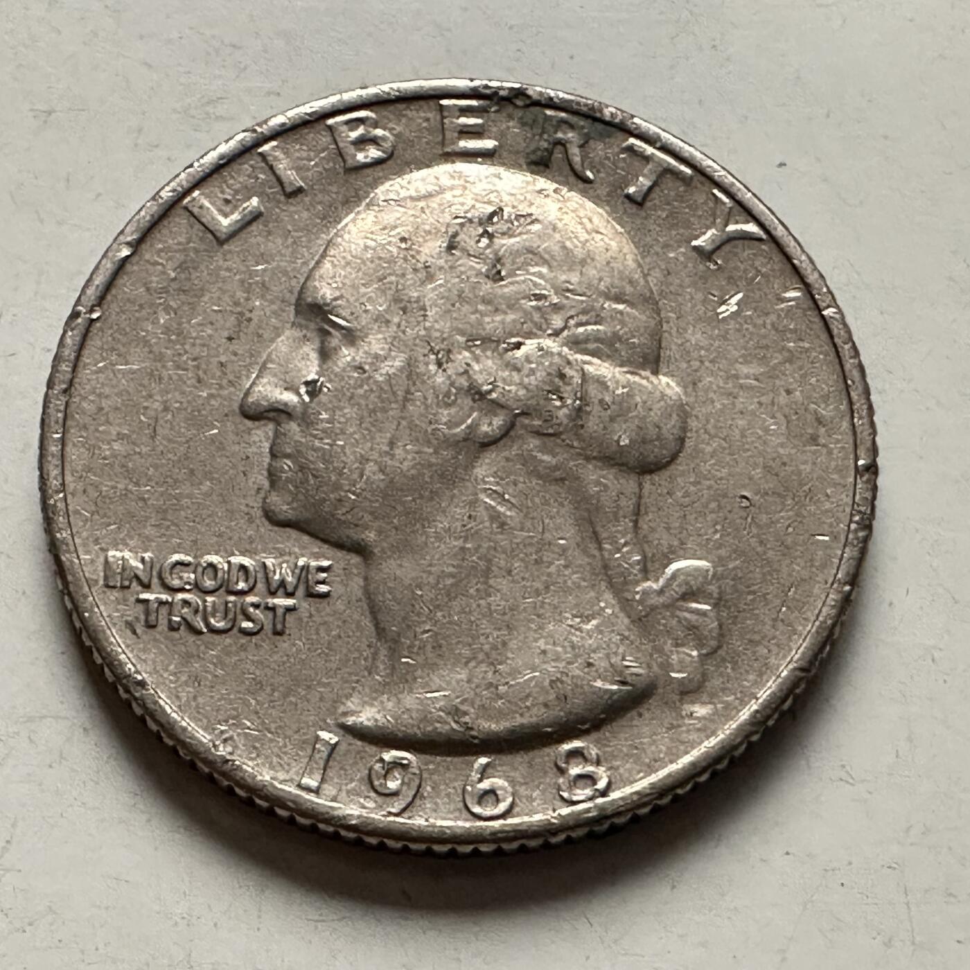 🌹外币初藏🌹🐯2026年第10场  每周二四六晚8️⃣点 接代拍 美国1968年25分