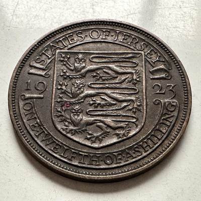 🌹外币初藏🌹🐯2026年第10场  每周二四六晚8️⃣点 接代拍 - 泽西岛1923年1/12先令