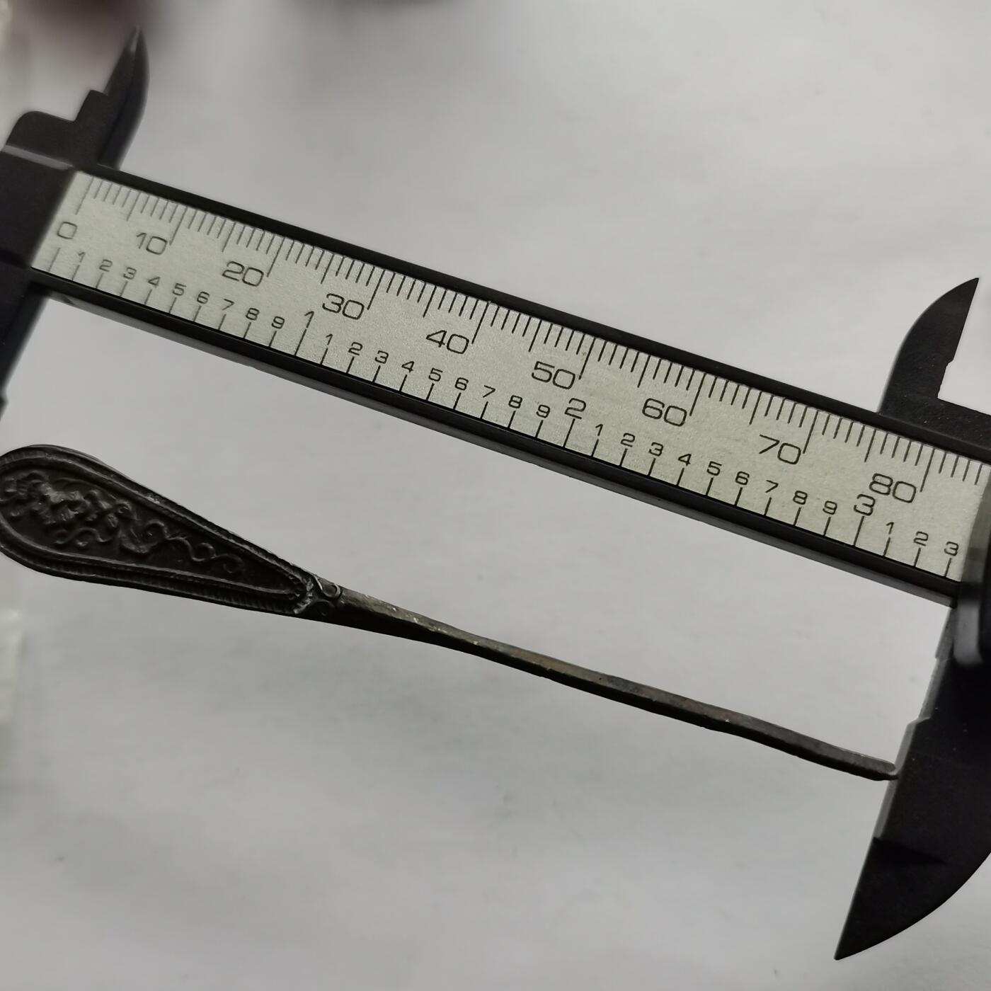 杂件专场95期 清末民国老银花纹发簪带款