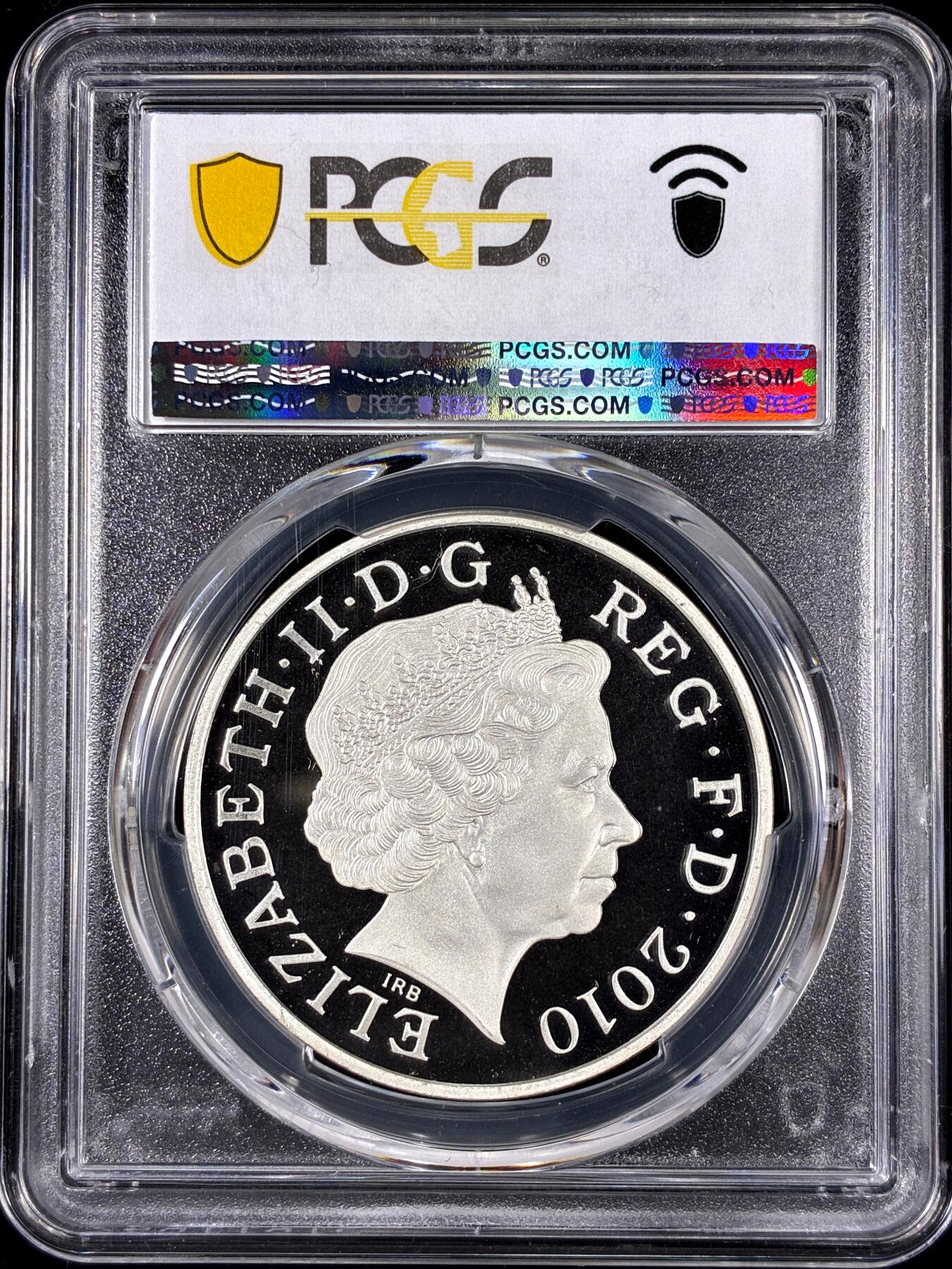 【雨安】【直播拍卖】【第0126期-评级币章】2026-01-24 周六 19:30 [评级现代] Great Britain 英国 5镑 2010年 伦敦奥运会-安妮女王 PCGS-PR69DCAM 精制币