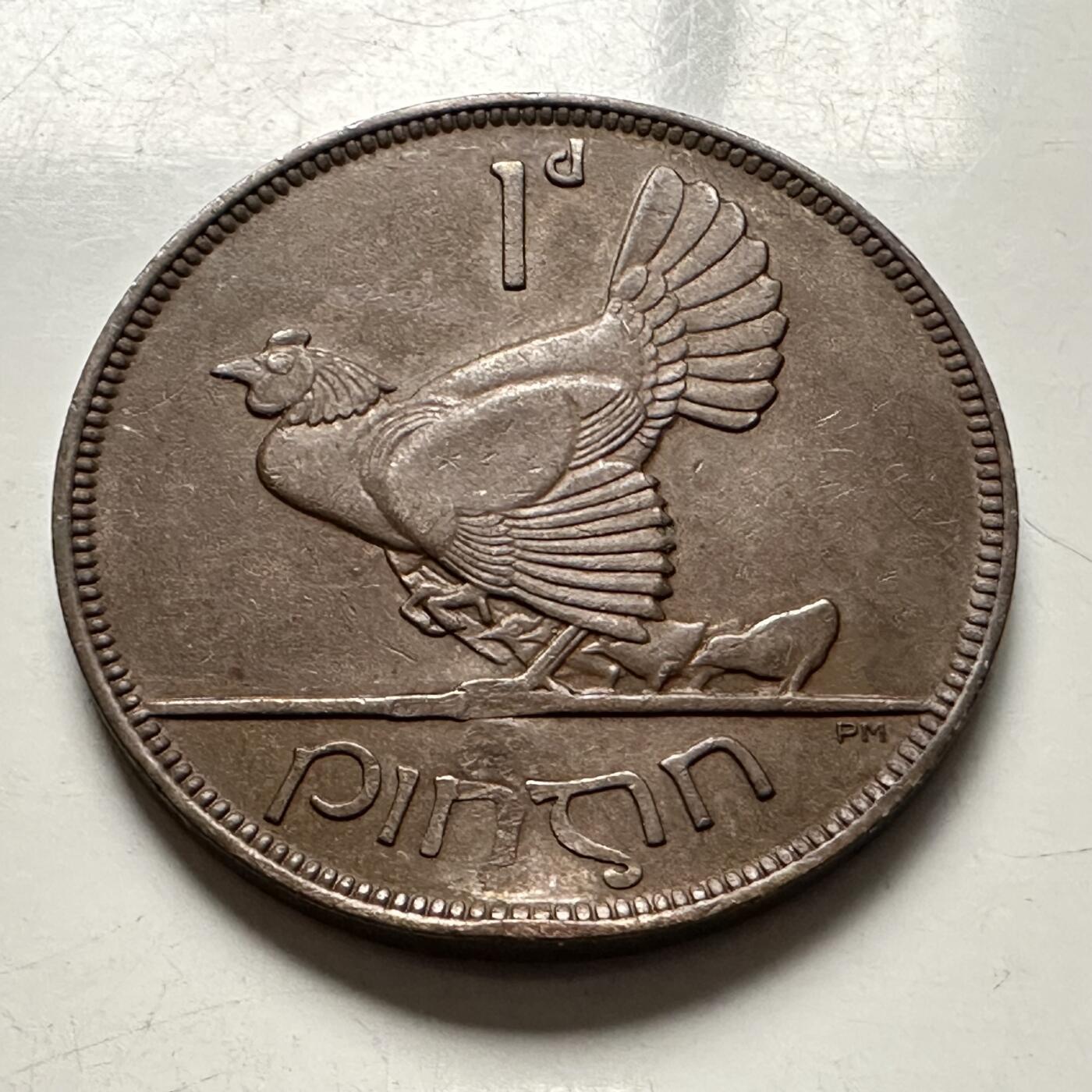 🌹外币初藏🌹🐯2026年第10场  每周二四六晚8️⃣点 接代拍 爱尔兰1928年一便士 c 有伤