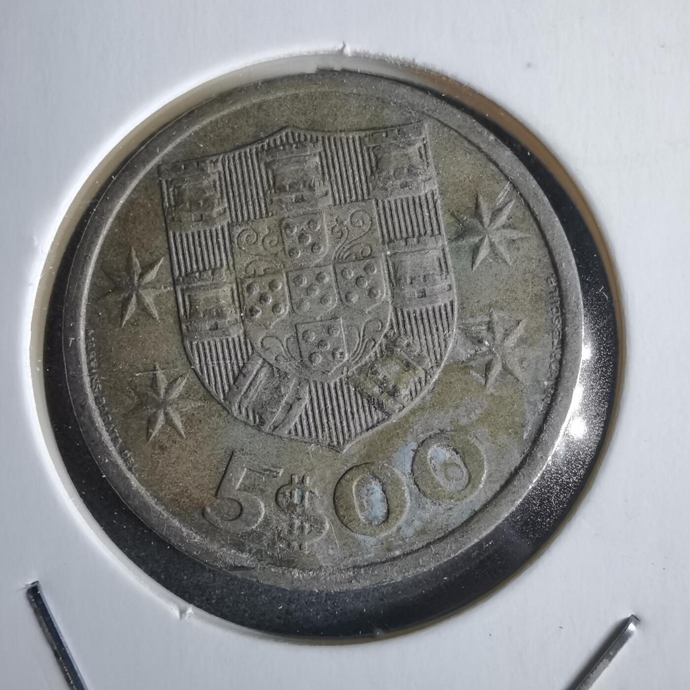 沼泽如烟--第968场 葡萄牙1965年5埃斯库多