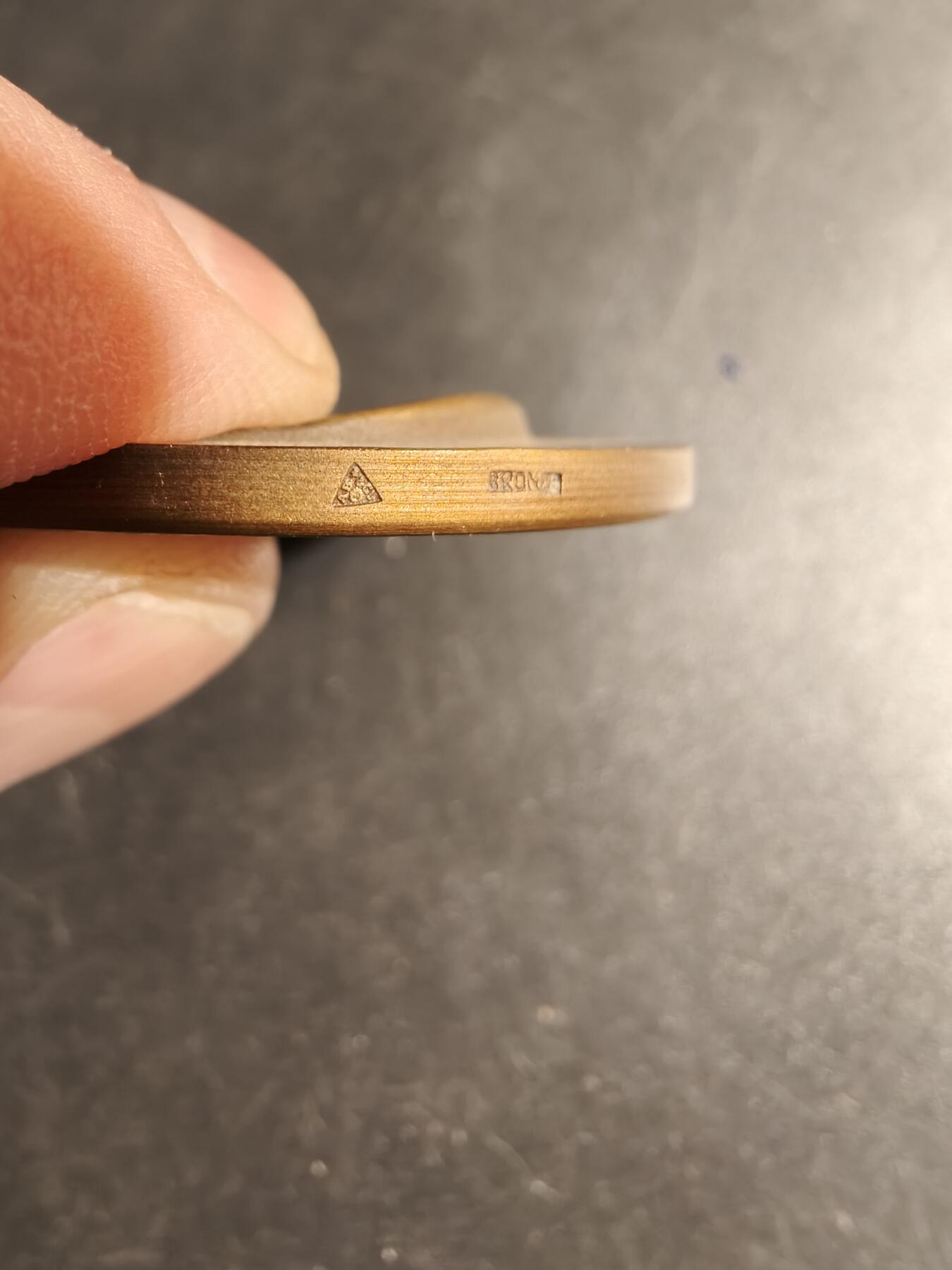 老王徽章第178期 法国青年奥运会大铜章    直径50mm   重量57g