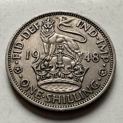 🌹外币初藏🌹🐯2026年第10场  每周二四六晚8️⃣点 接代拍 - 英国1948年一先令