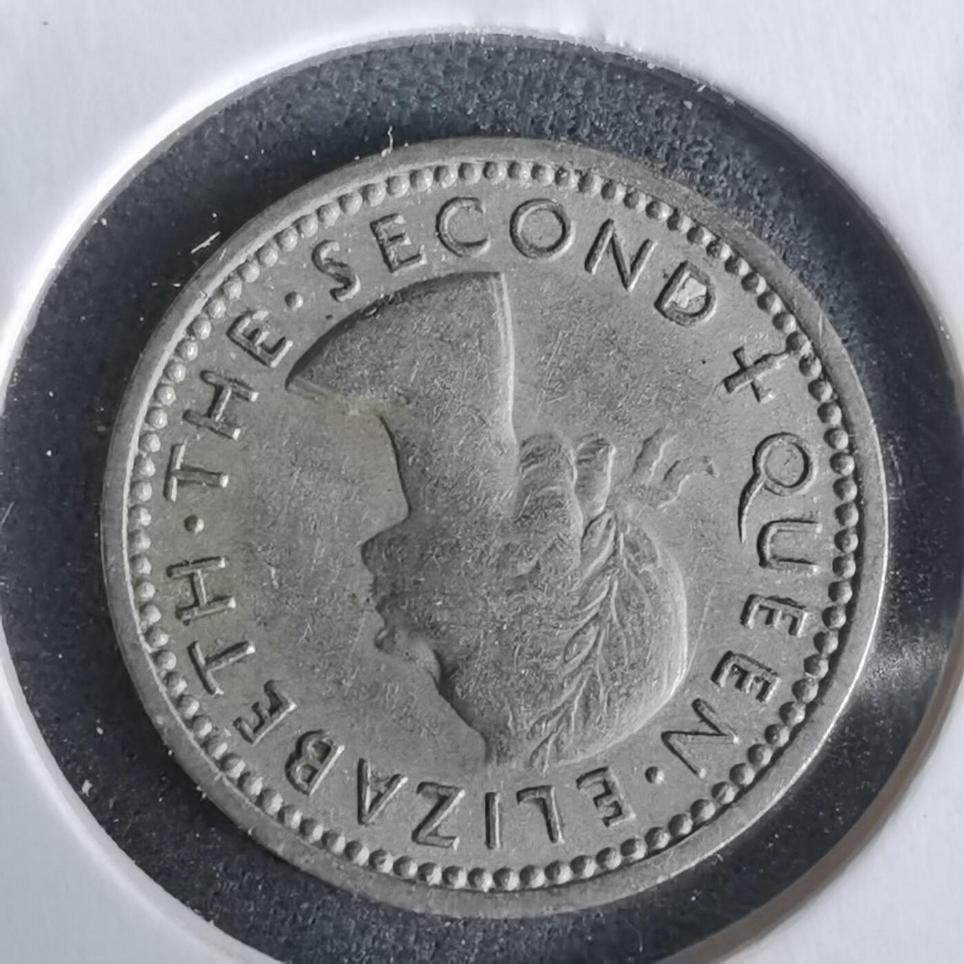 沼泽如烟--第968场 新西兰1953年3便士伊二首年