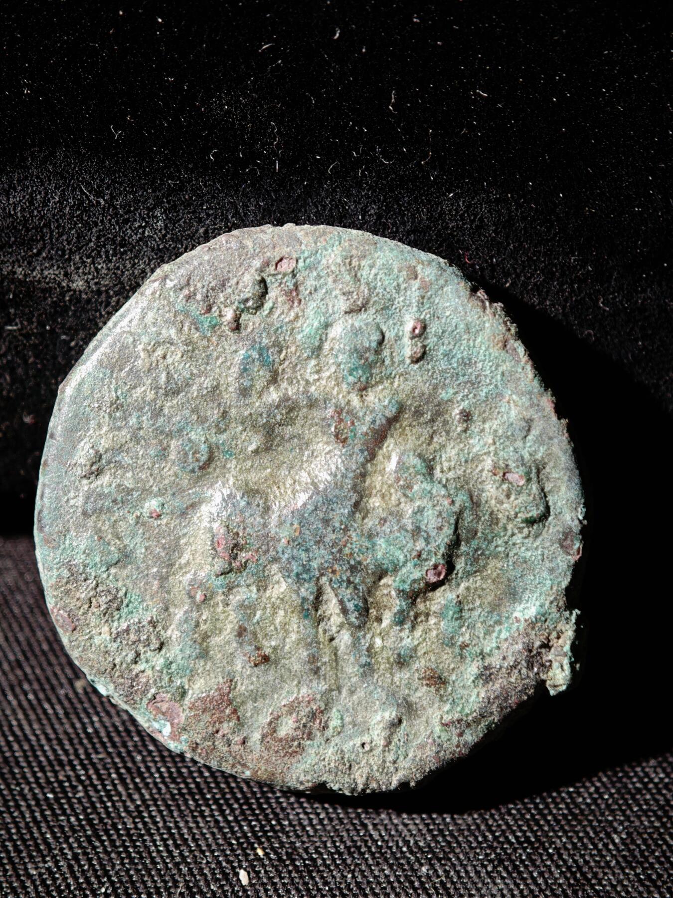 109期新疆红钱粟特钱币丝路钱币专场 贵霜王朝铜币，阎膏珍