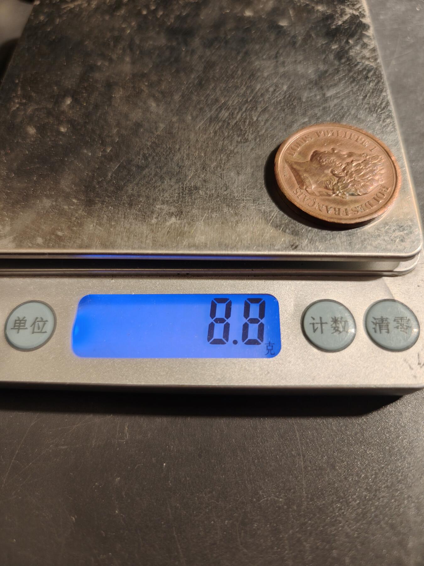 老王徽章第178期 法国奥尔良王朝路易·菲利普国王戎装大铜章    光边原铸    直径26mm    重量8.8g