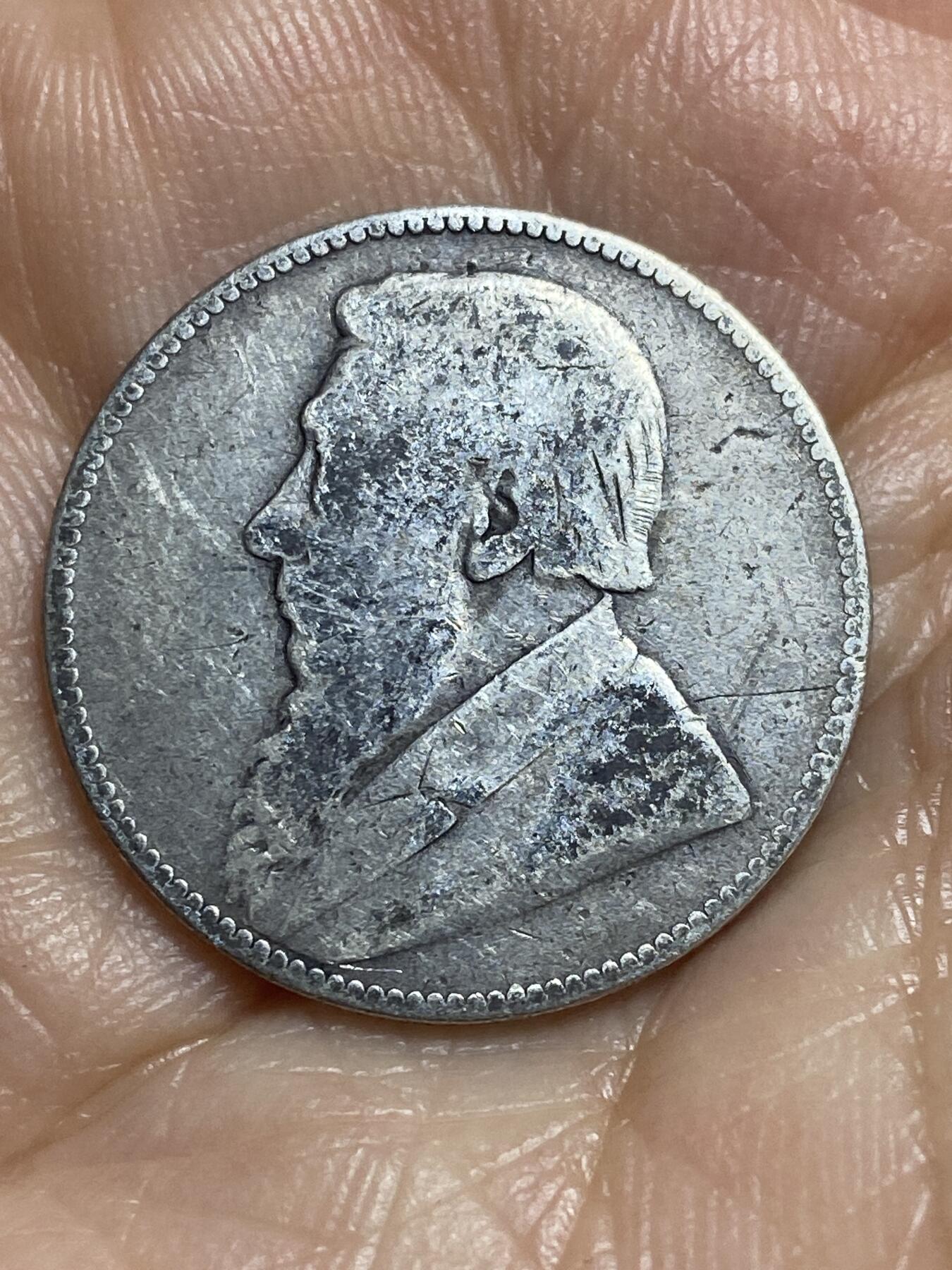 2026年第十二场(总第一百八十一场）外国好品散币场(免佣金) 少见–南非共和国(德兰士瓦)1892年1先令银币(发行量最少年份，首发年，925高银)