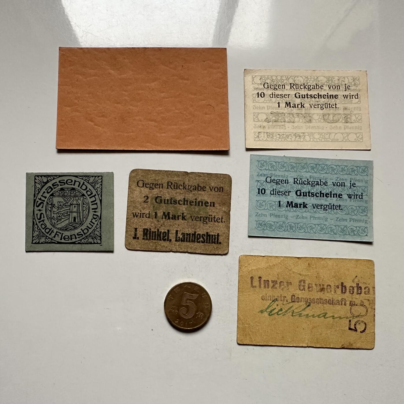 🌹外币初藏🌹🐯2026年第10场  每周二四六晚8️⃣点 接代拍 德国一战时期紧急币—10