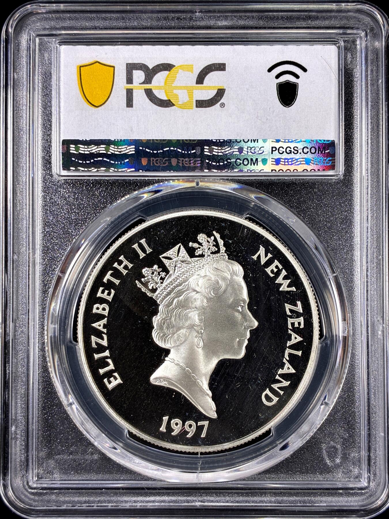 【雨安】【直播拍卖】【第0126期-评级币章】2026-01-24 周六 19:30 [评级现代] New Zeeland 新西兰 20元 1997年 结婚纪念 PCGS-PR68DCAM 精制币