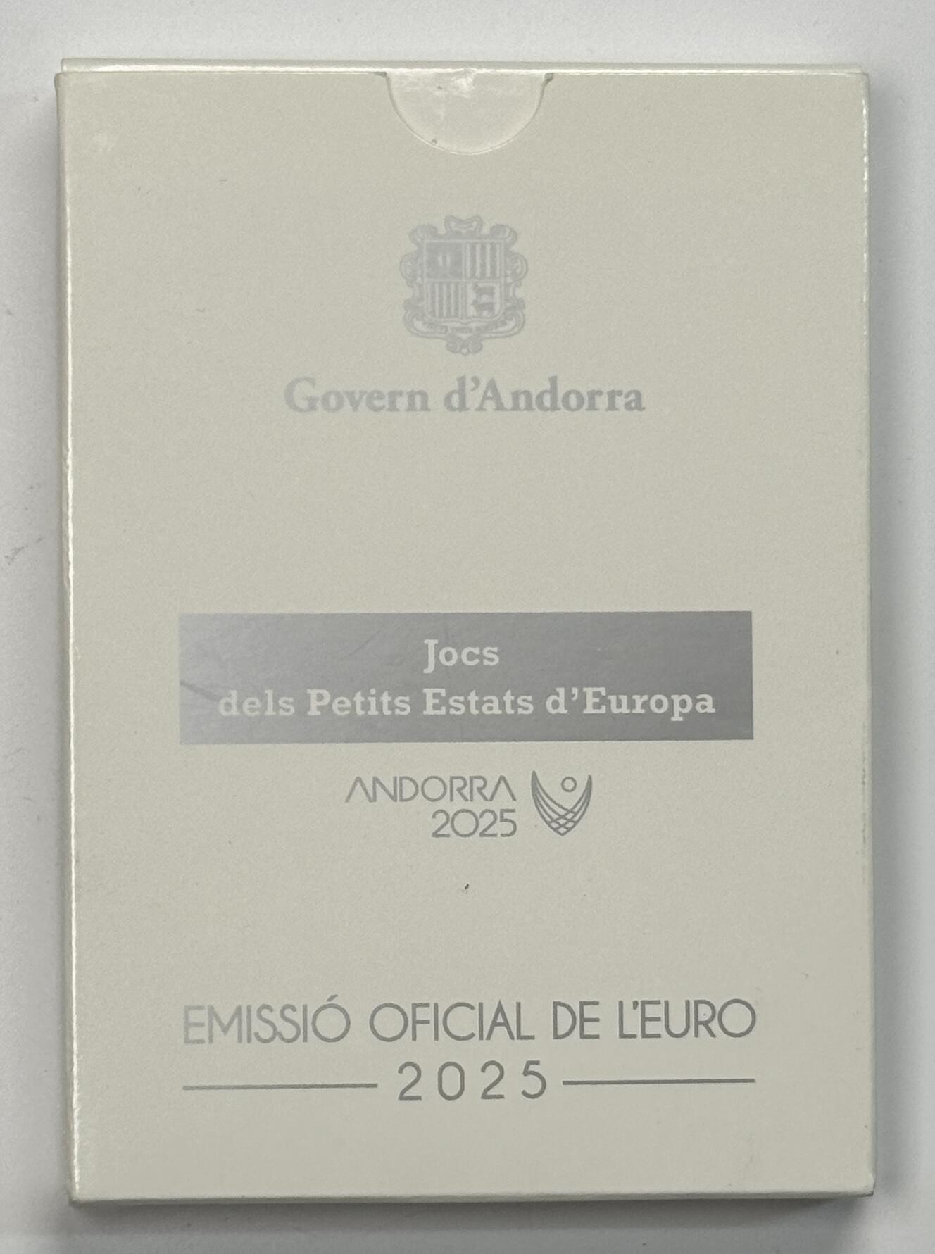 S&S Numismatic世界钱币-拍卖 第119期  安道尔2025年 欧洲小国运动会 2欧元双色精制纪念币官卡卡币