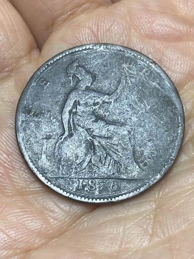 2026年第十二场(总第一百八十一场）外国好品散币场(免佣金) - 英国🇬🇧1876年1便士(维多利亚女王中年桂冠)